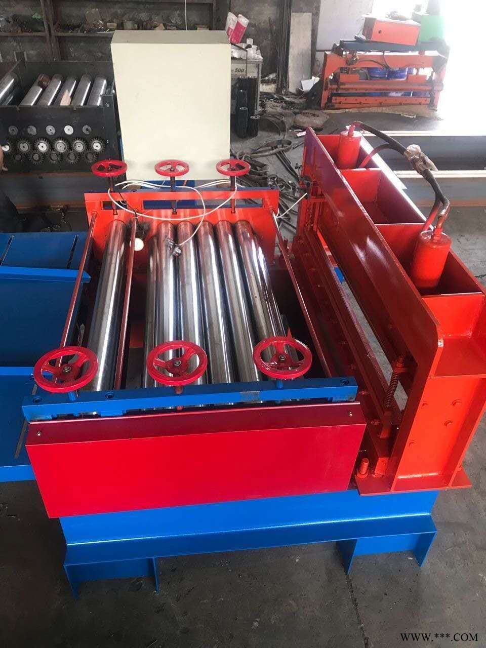 德顺安机械 定制15mm厚350进料附件开平机 厚钢板压直机 铝板精密校平机图2