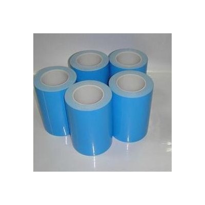 导热双面胶 蓝膜导热双面胶LED软灯条铝基板导热双面胶 CPU散热胶带