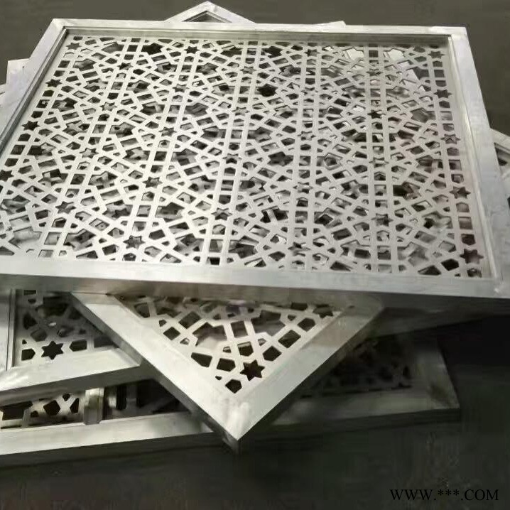 款式多种多样艺术冲孔铝板 雕花铝天花板供货厂家图3