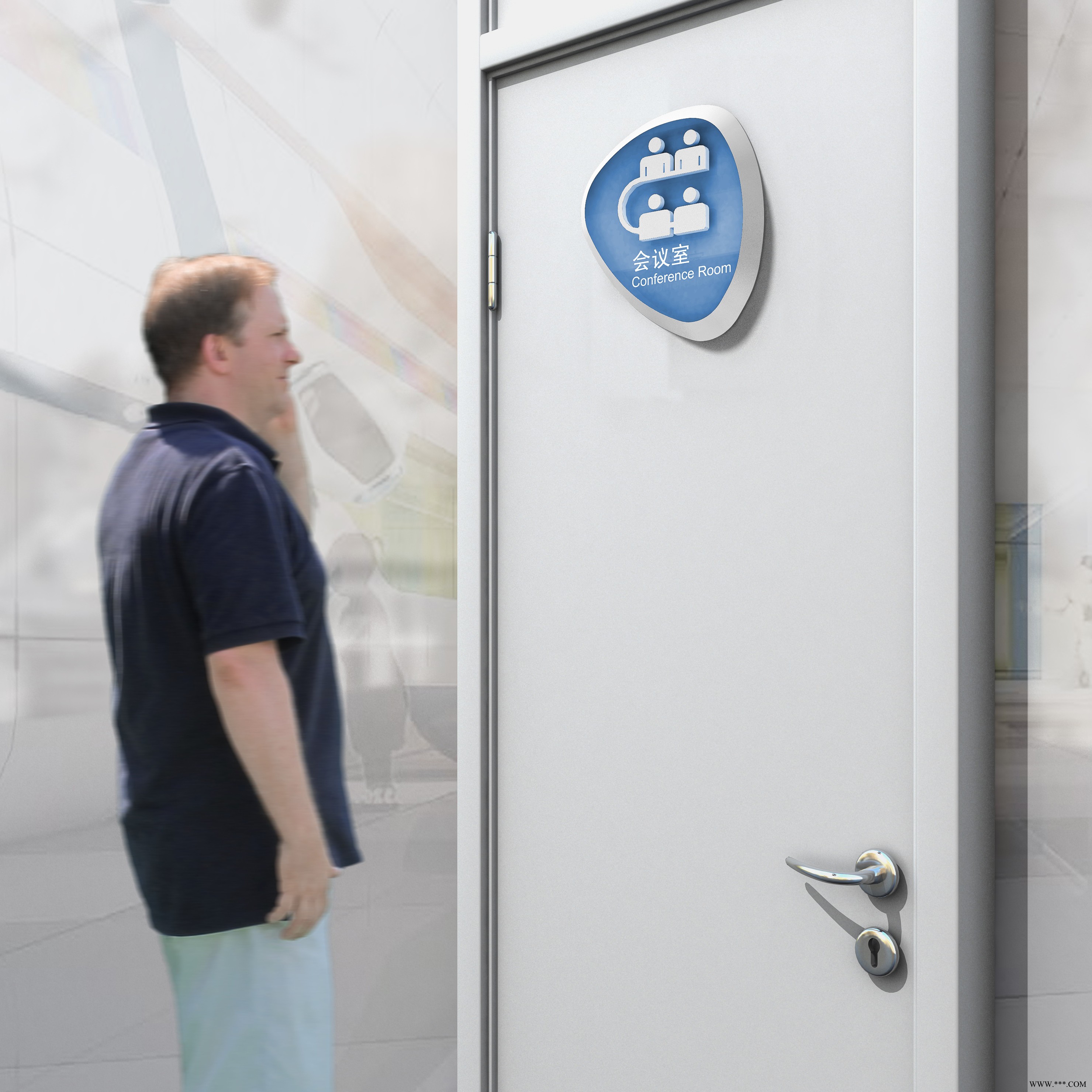 商场标牌定制铝板制作金属制作制作工厂图4