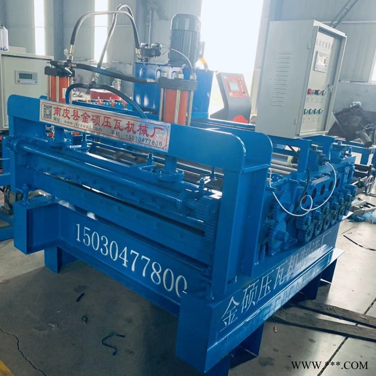 厚镀锌板校平机 金硕压瓦机 不锈钢板铝板整平机 液压开平机图2