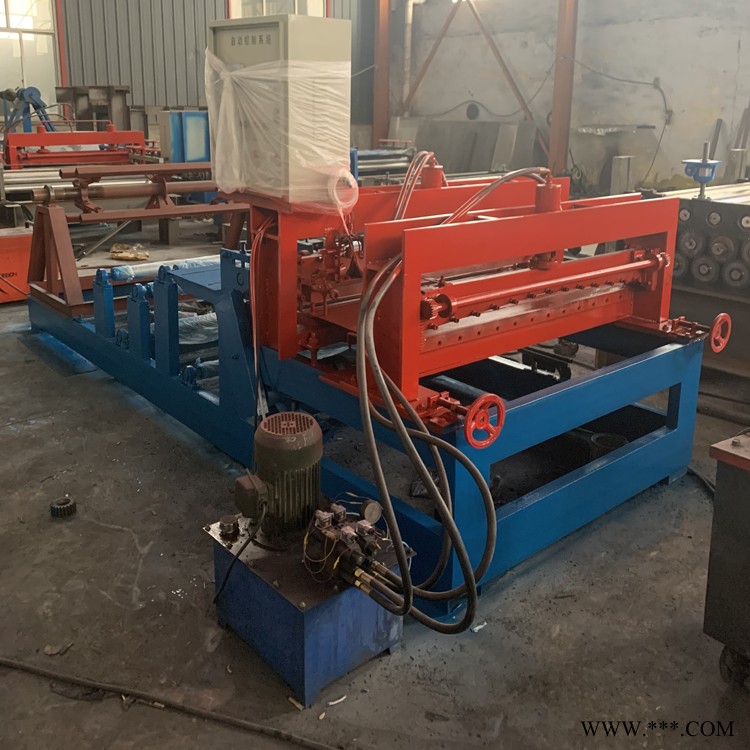 金硕机械 铝板地暖管设备 铝板地暖管机器 铝板地暖管设备 地暖管辊压机械设备图2