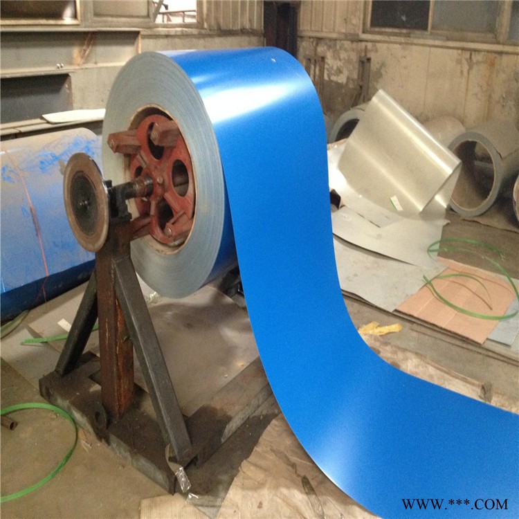 彩涂铝板 0.5mm彩涂铝卷 彩色铝板 喷涂铝板 颜色 规格齐全 济南忠发图2