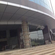 广东铝幕墙定制 建筑外墙装饰铝板 外墙造型设计 厂家雷特斯图2