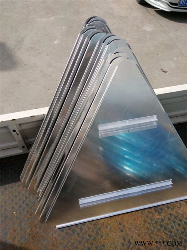 供应1060铝板 标牌铝板 铝滑槽 半成品标牌及铝三角牌图2