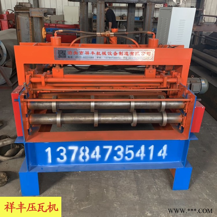 大型开平机 铝板开平机 2mm镀锌板校平机 祥丰压瓦机图2