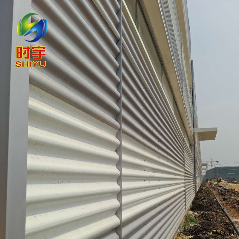 YX32-130-780横装彩钢墙面波纹板 钢结构厂房外墙装饰铝板图2