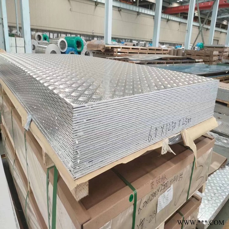 3003铝板 3003防滑铝板 五条筋花纹板 1.0㎜ 1.2㎜ 1.5㎜ 现货充足稳定 睿铭铝业图2