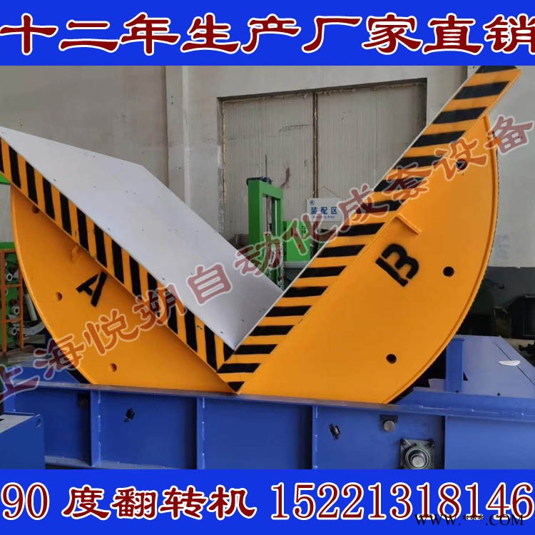 钢板翻转机 铁板翻转机 铝板翻转机 90度翻转机 翻模机 翻包机 无线遥控 欢迎来电咨询图2