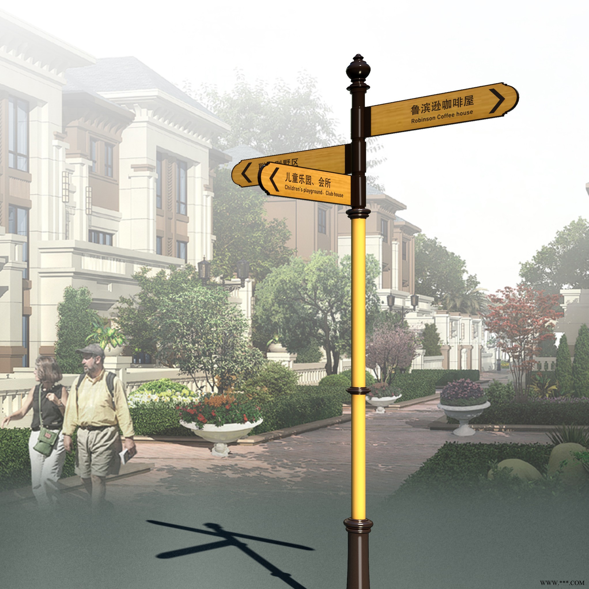 北京标识制作公司正背发光字铝板一件包邮图6