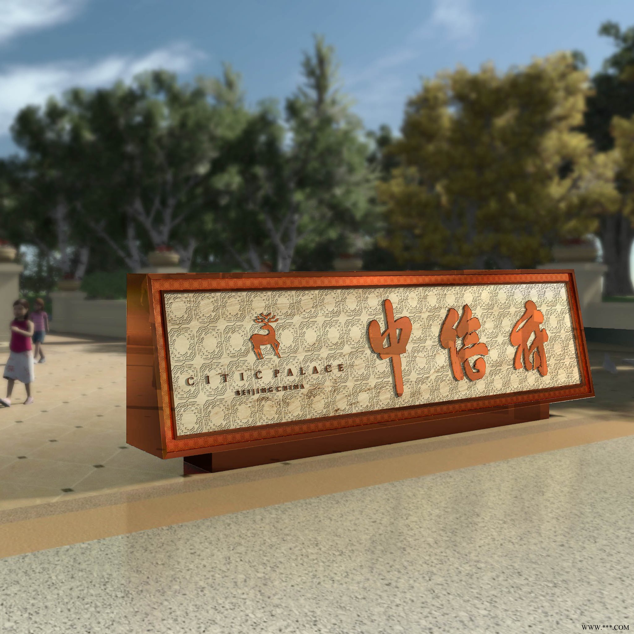 北京标识制作公司正背发光字铝板一件包邮图4