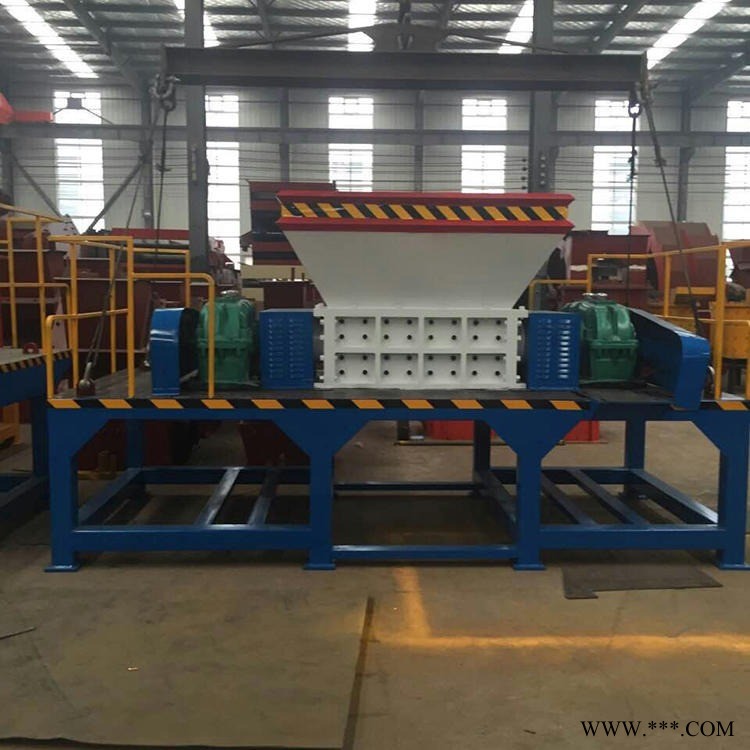 大型废旧电瓶/电池撕碎机 铝板双轴撕碎机 泡沫板撕碎机图3