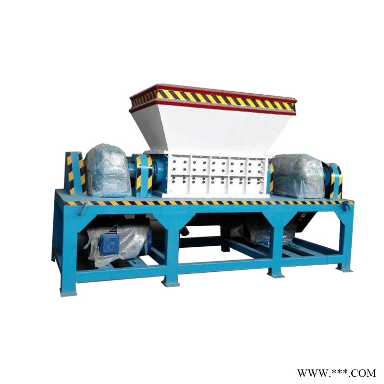 大型废旧电瓶/电池撕碎机 铝板双轴撕碎机 泡沫板撕碎机图5