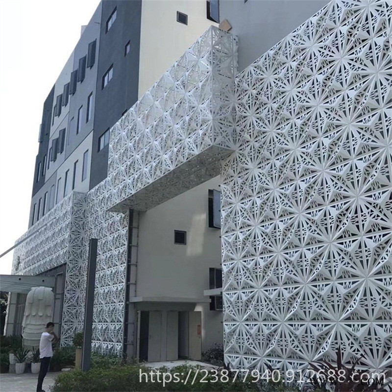 广东优质雕刻铝单板工厂，雕刻铝单板外墙效果图，铝单板雕刻艺术铝板装饰材料obd图1