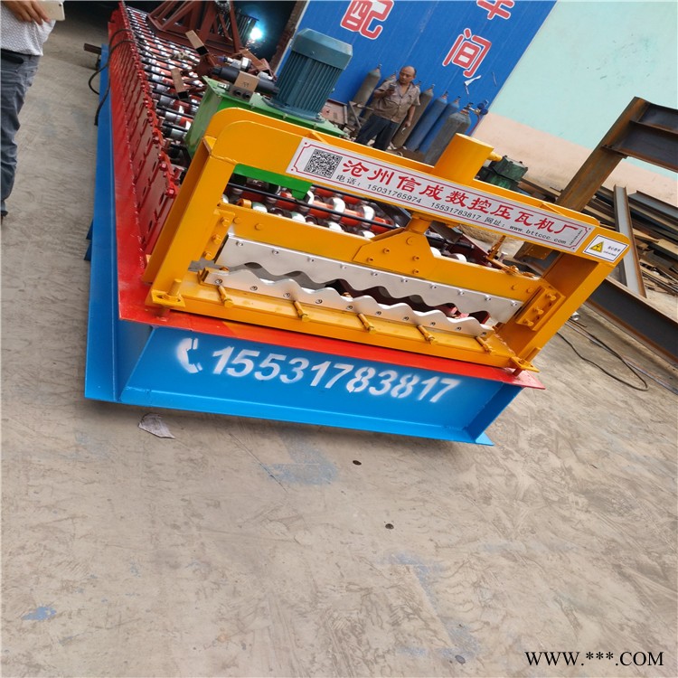 专业生产780型大圆弧压瓦机铝板780大圆弧压瓦机 墙板成型设备 定做异形设备图8