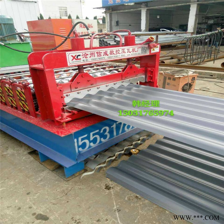 专业生产780型大圆弧压瓦机铝板780大圆弧压瓦机 墙板成型设备 定做异形设备图5