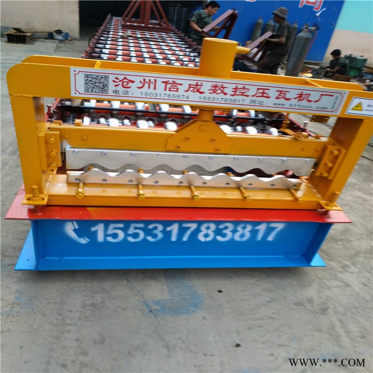 专业生产780型大圆弧压瓦机铝板780大圆弧压瓦机 墙板成型设备 定做异形设备图10