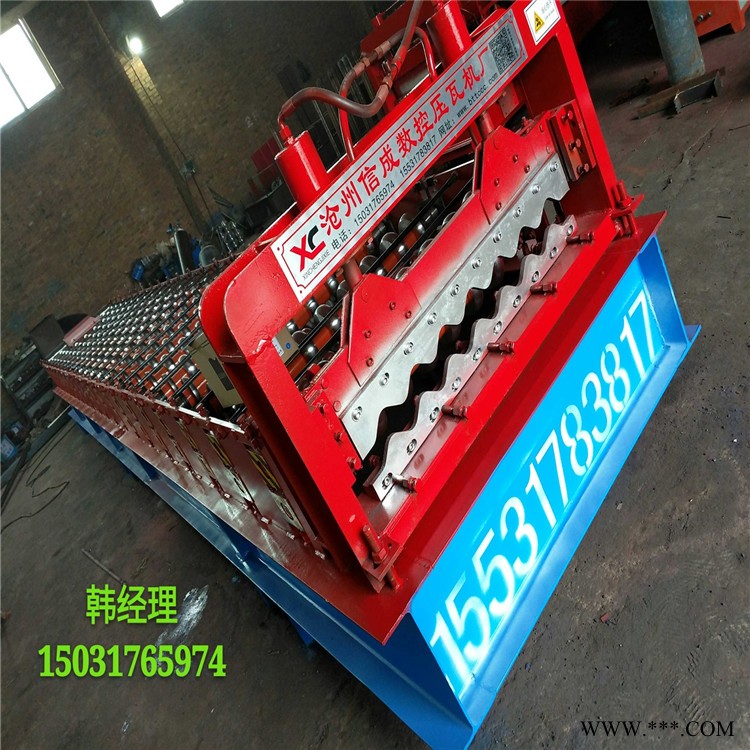 专业生产780型大圆弧压瓦机铝板780大圆弧压瓦机 墙板成型设备 定做异形设备图2