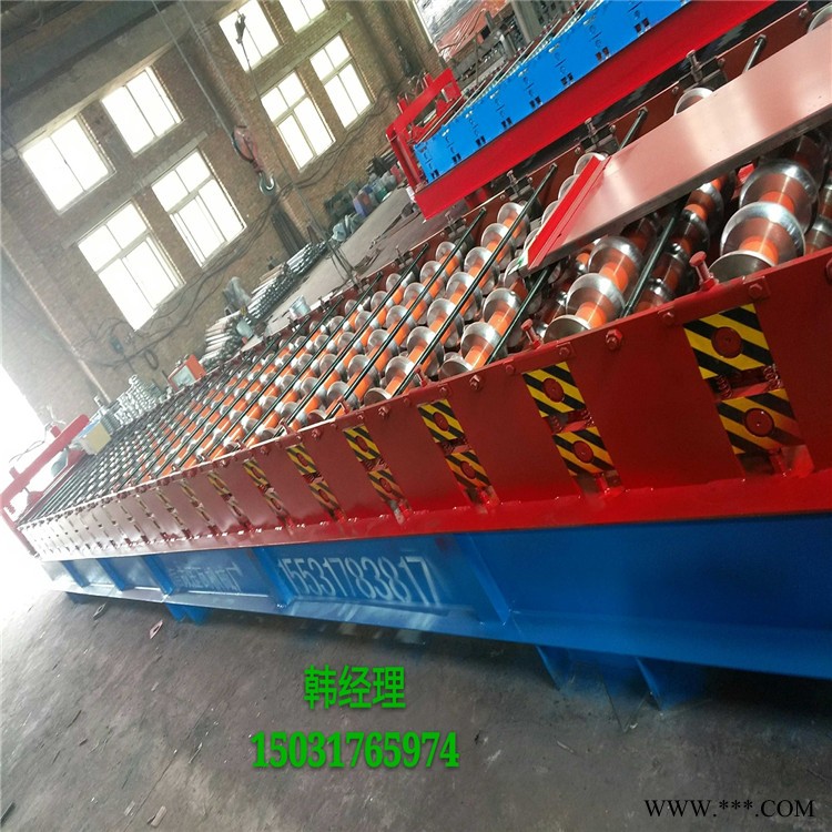 专业生产780型大圆弧压瓦机铝板780大圆弧压瓦机 墙板成型设备 定做异形设备图7