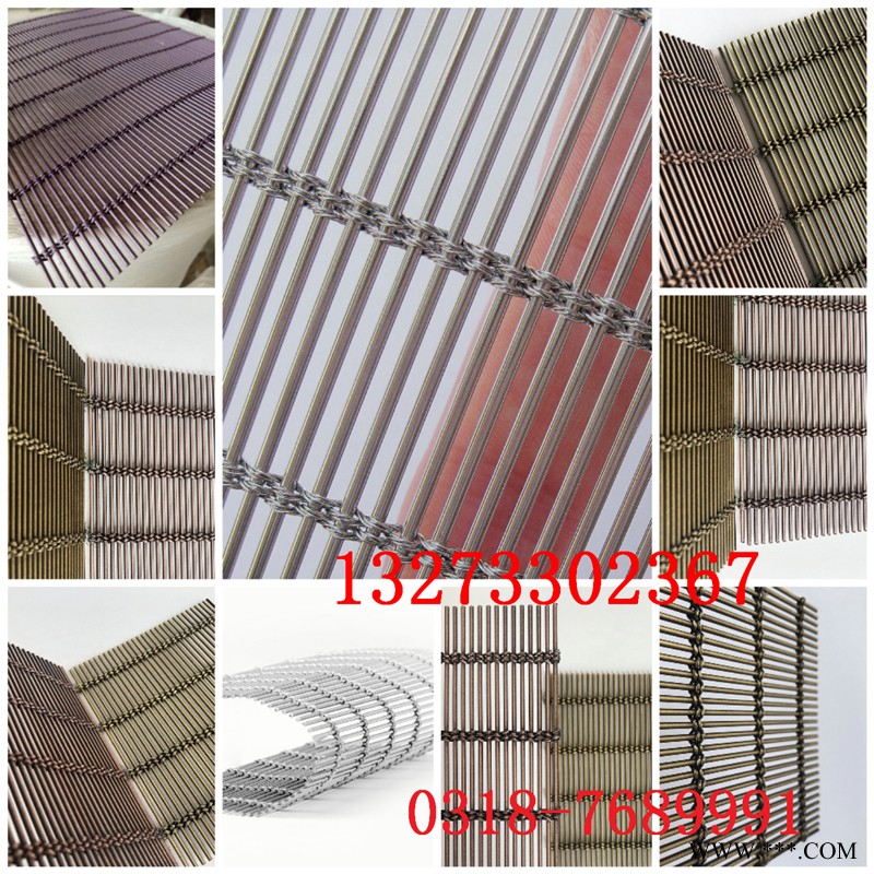 乾卓金属网 建筑墙面装饰帘网 壁炉装饰钢丝网格 汽车外墙铝板装饰网屏风隔断不锈钢网格图2