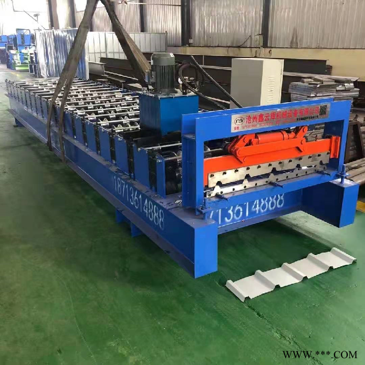 单板机 980铝板压瓦机 全自动彩钢瓦机器 彩钢压瓦机 鑫云辉机械图2