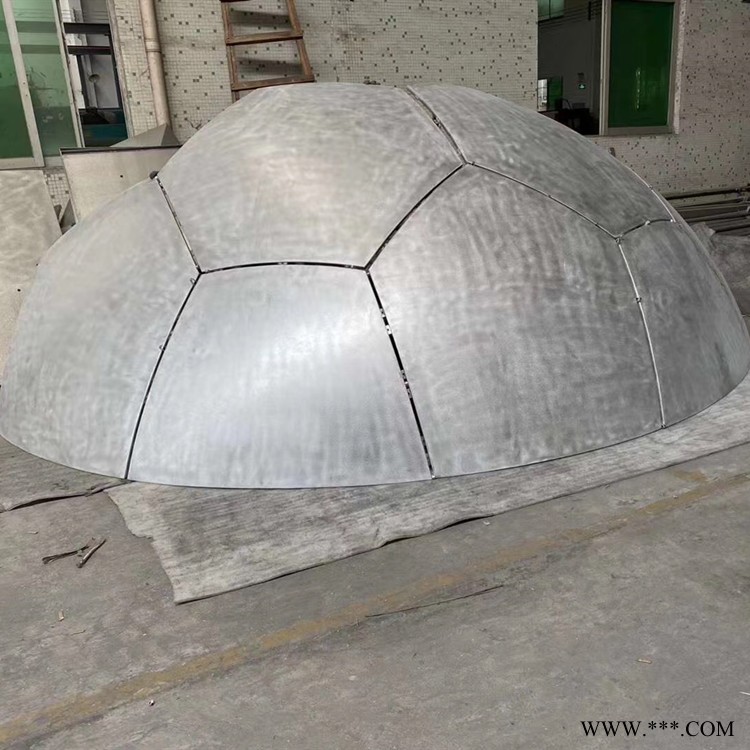 雷特斯厂家直销 双曲造型铝板 双曲面铝单板 商场展厅装饰铝单板图2