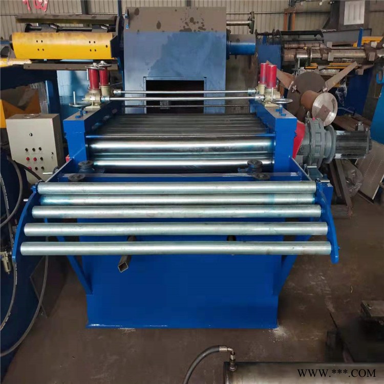 宏霖机械厂家直销 全自动数控式铝板开平机 不锈钢板校平机 小型半自动图5