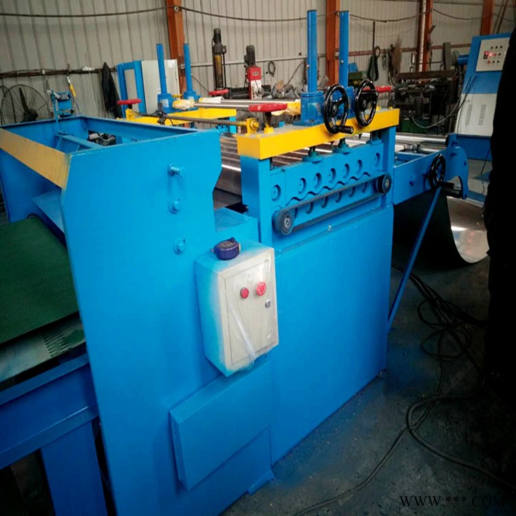 宏霖机械厂家直销 全自动数控式铝板开平机 不锈钢板校平机 小型半自动图7