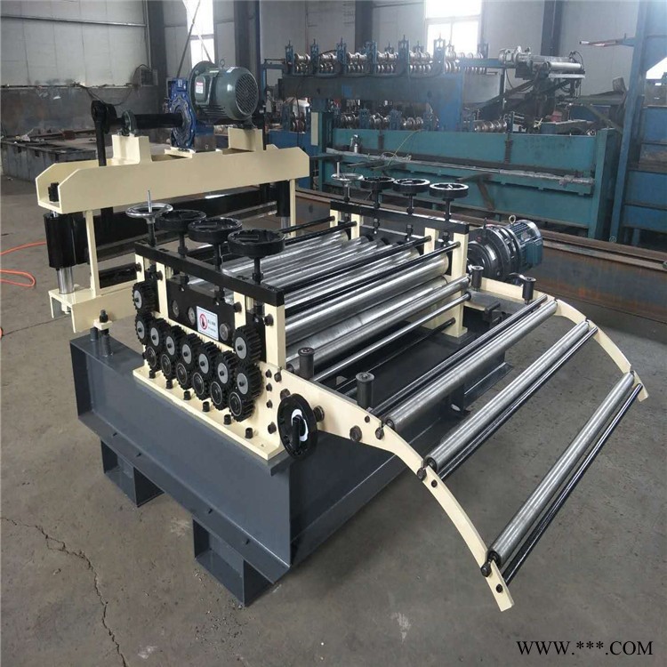 宏霖机械厂家直销 全自动数控式铝板开平机 不锈钢板校平机 小型半自动图4