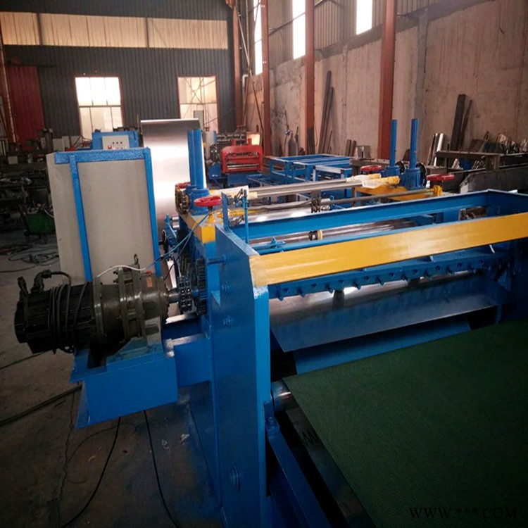 宏霖机械厂家直销 全自动数控式铝板开平机 不锈钢板校平机 小型半自动图2