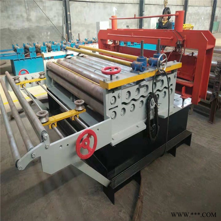 宏霖机械供应 全自动数控式铝板开平机 0.5-4.0厚平开机1.5m宽 小型半自动图2