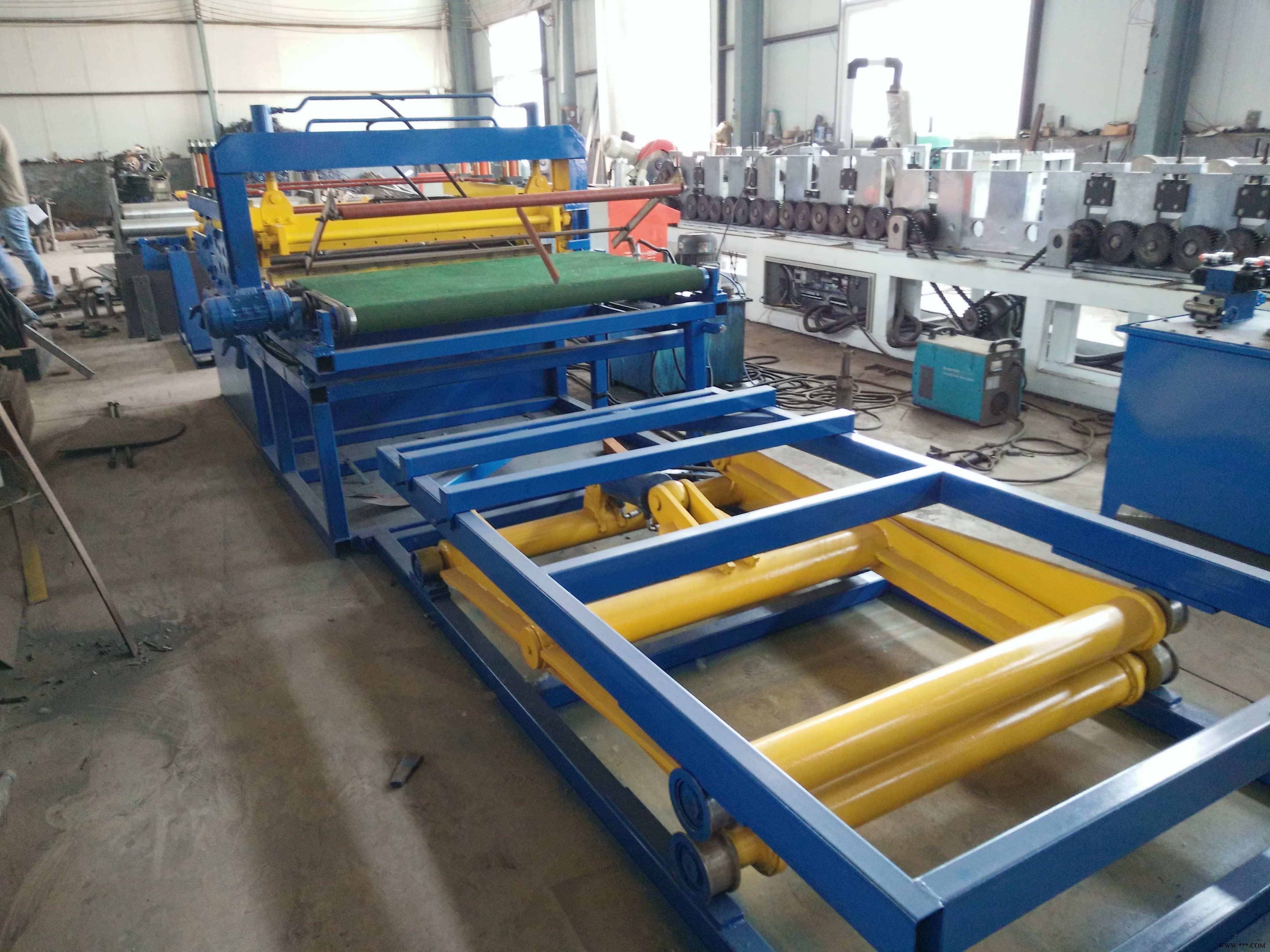 宏霖机械供应 全自动数控式铝板开平机 0.5-4.0厚平开机1.5m宽 小型半自动图6