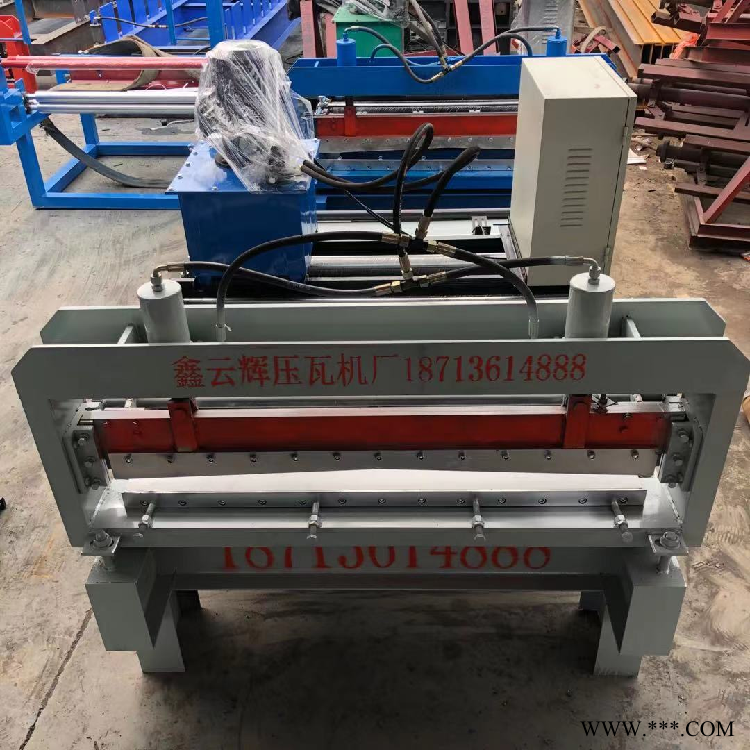 铁板开平机  2mm铝板整平机设备 全自动镀锌板校平机 校平分条剪断一体机 鑫云辉机械图2