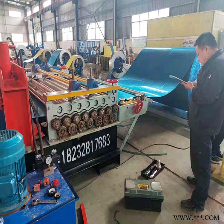 宏霖机械供应 全自动数控式铝板开平机 0.5-4.0厚平开机1.5m宽 数控可调只需一人操作图6