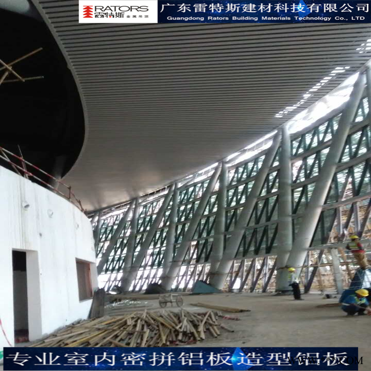 广东雷特斯品牌 专业专注体育馆铝幕墙馆内铝板方通厂家批发直销图2