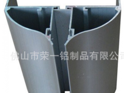 工业异型铝材加工 门料窗料挤压铝型材 大型门窗铝材加工图3