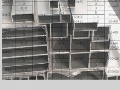 铝方管工业铝型材木纹空心方通建材铝管焊接装饰折弯喷涂加工现货图2