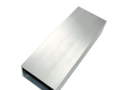 铝扁通 方管型材木纹铝方管铝扁通空心管四方隔断矩形铝管加工图3