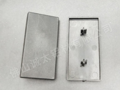 铝型材4080胶盖配件 防尘密封封口盖 铝合金 定制4080胶盖配件图3