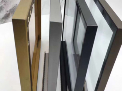 铝合金玻璃门轻奢衣柜橱柜酒柜门极简铝材20极简门全屋定制材料图2