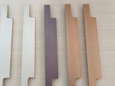 卡板拇指款亚克力封边拉手橱柜衣柜门拉手开槽款铣型把手定做批发图2