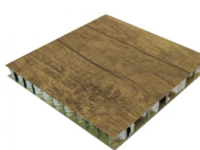 厂家定制铝合金18厘蜂窝板全铝木纹蜂窝铝芯10厘PVC面铝板批发图3