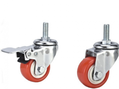 静音耐磨顺滑机柜脚轮固定万向刹车黑金刚脚轮高承重万向轮厂家图2