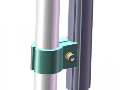 多规格铝合金精益管接口内接头 塑胶线棒接头免打孔接口批发图2