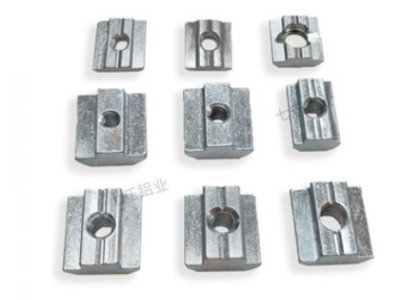 七乐工业铝型材配件国标滑块螺母 M3M4M5M6M8 M10欧标滑块螺母图3