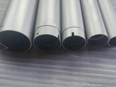 6063铝圆管薄壁阳极氧化铝管凹槽压铸转孔加工定制国标空心铝管图2