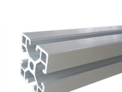 工业铝型材厂家现货4040W 欧标铝合金型材工业6063-T5银白 氧化铝图2