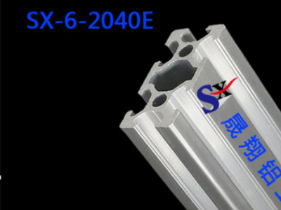 厂家直销流水线工业铝型材欧标2040-6槽工作台防护罩铝合金型材图2