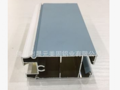 衣柜移门材料 包覆铝材边框 新品45转换框肤感蓝9转12厘厂家直销图3