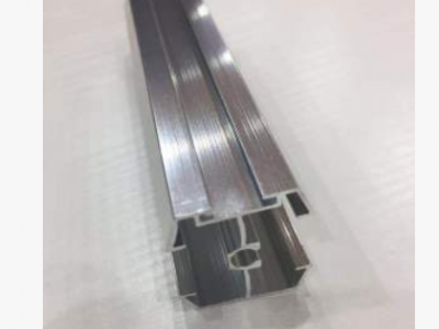 衣柜移门铝材 包覆铝材20边框抛光银氧化 大量现货佛山厂家直销图2